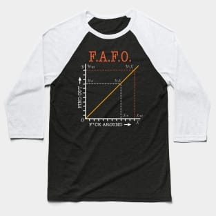 FAFO CHART TEE Baseball T-Shirt